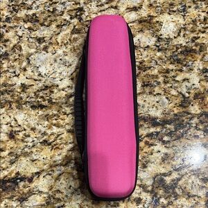 Pink and Black Hard Shell Case
